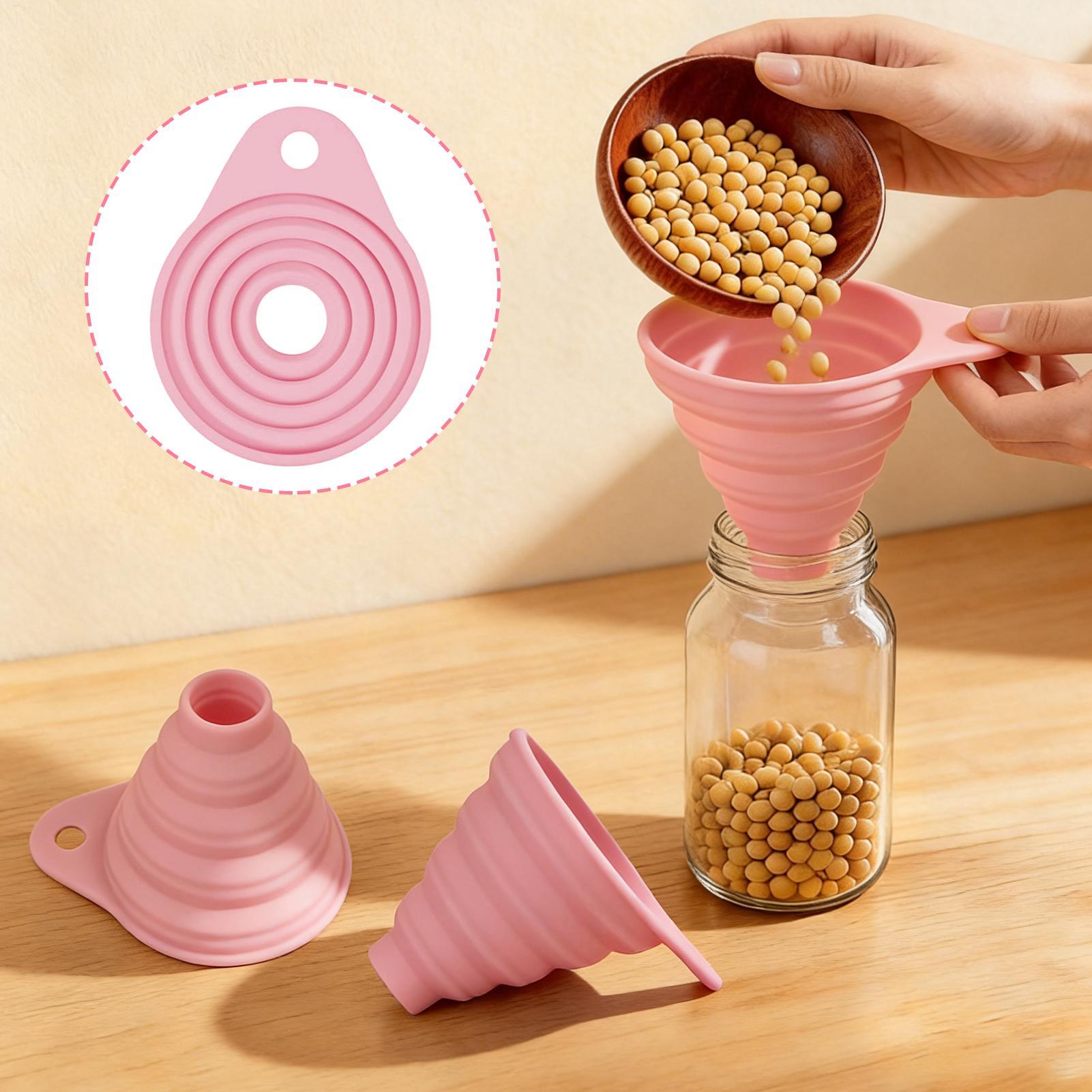 Water Bottle Collapsible - Kitchen Gadget Funnel Filling Bottles Kitchen