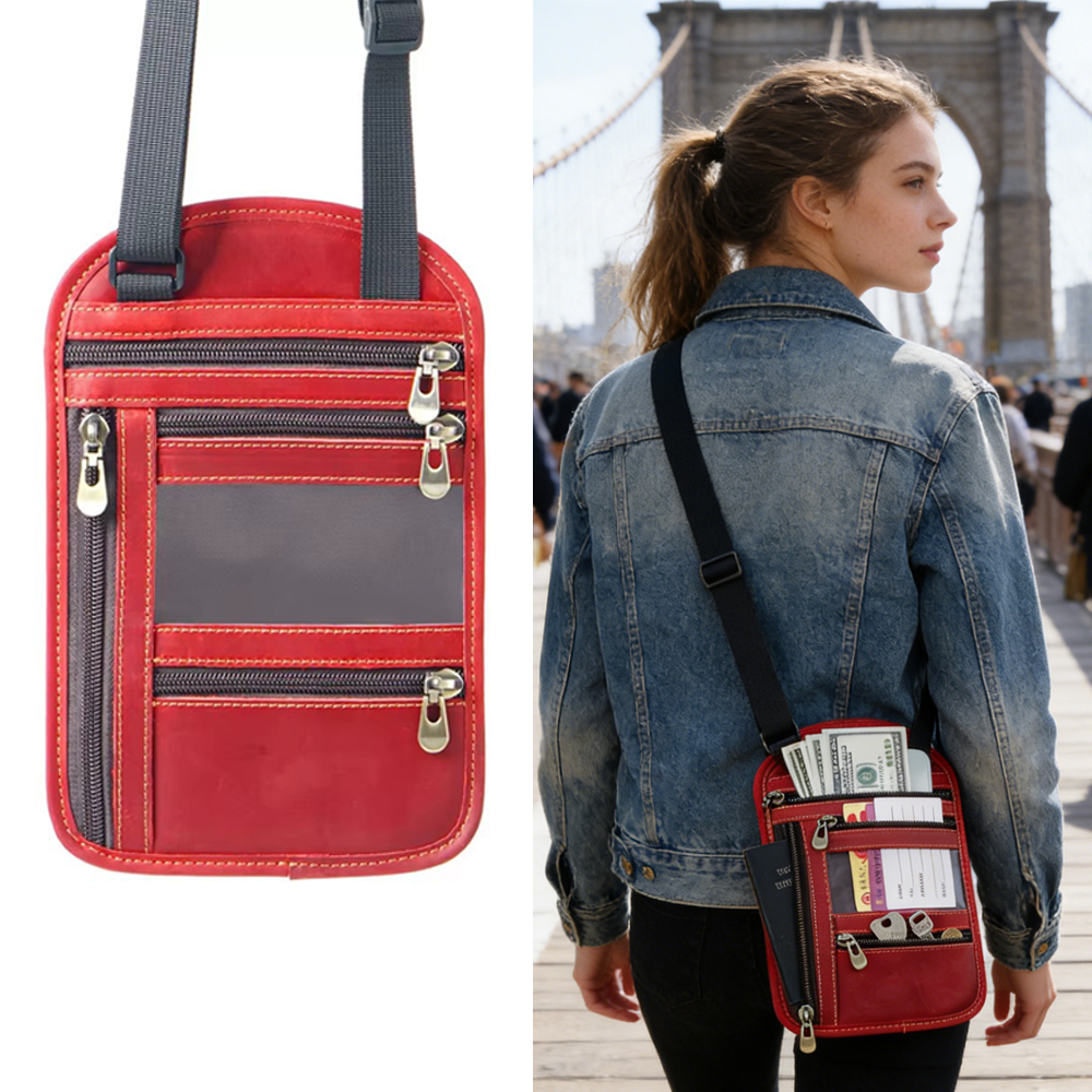 Travel Accessories Neck - Travel Passport Holder, Multifunctional Neck Wallet