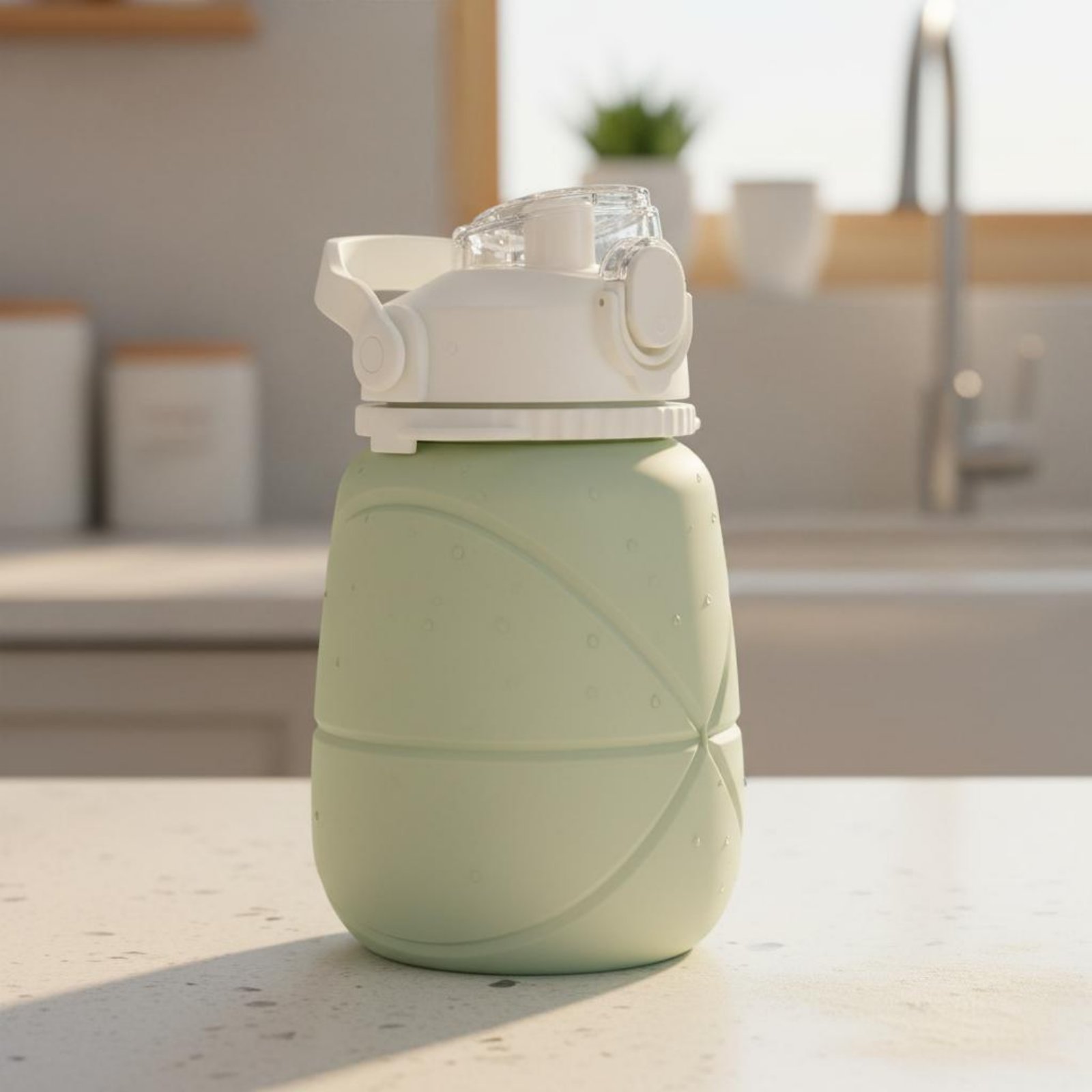 Water Bottle Collapsible - Collapsible Travel Bottle Portable Silicone Water