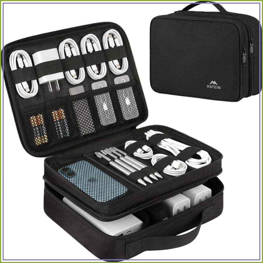 Travel Accessories Electronics - Electronics Organizer Travel Case, Water Resistant
