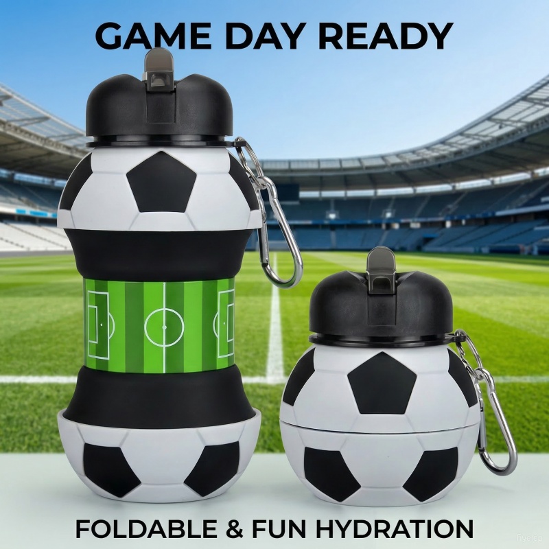 Water Bottle Collapsible - 550ml Silicone Collapsible Water Bottle Portable