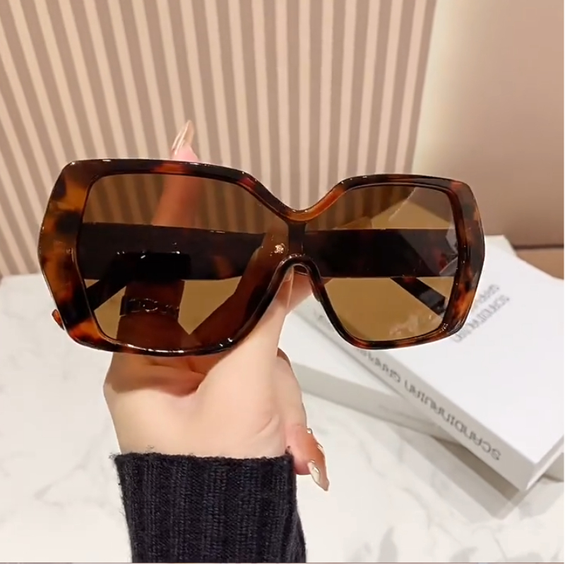 Travel Accessories Gifts For Men - ZXIAC Fashion Retro Oversized Square Sunglasses