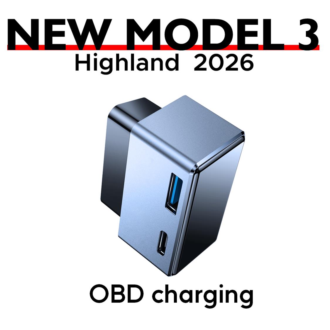 Travel Plug Type C - Aluminum OBD Fast Charging Adapter USB