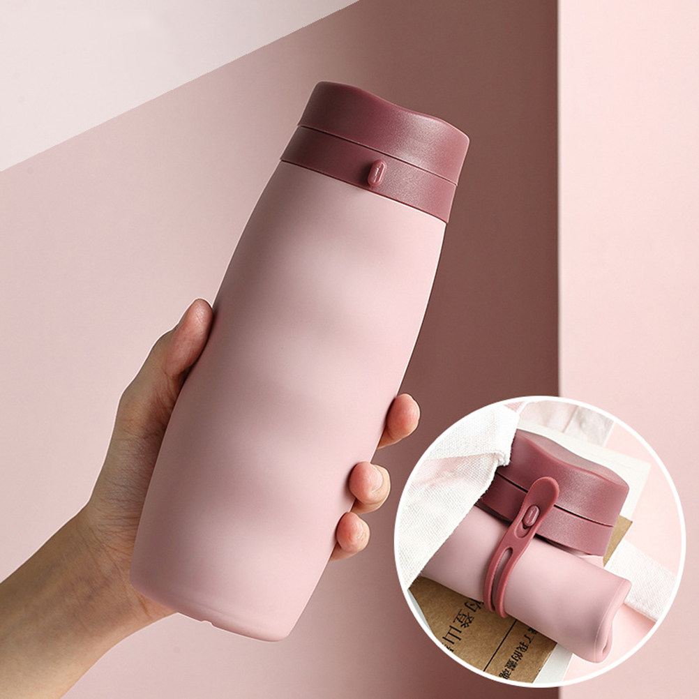 600Ml Portable Water Bottle Si - Water Bottle Collapsible のレビューと価格