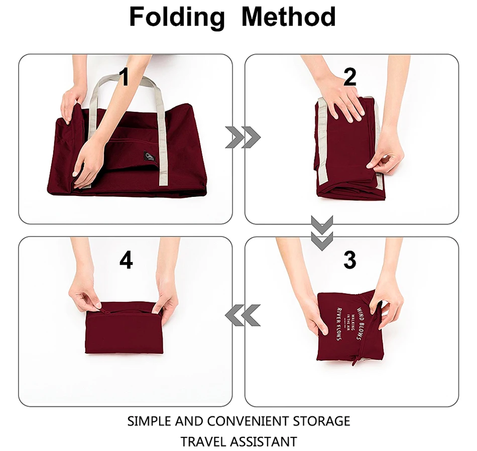 Foldable Luggage Clothes Stora - Travel Accessories Organiser のレビューと価格