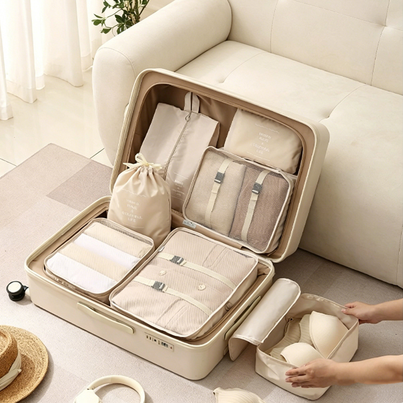 7-Piece Packing Cubes Set - Tr - Travel Accessories Organiser のレビューと価格