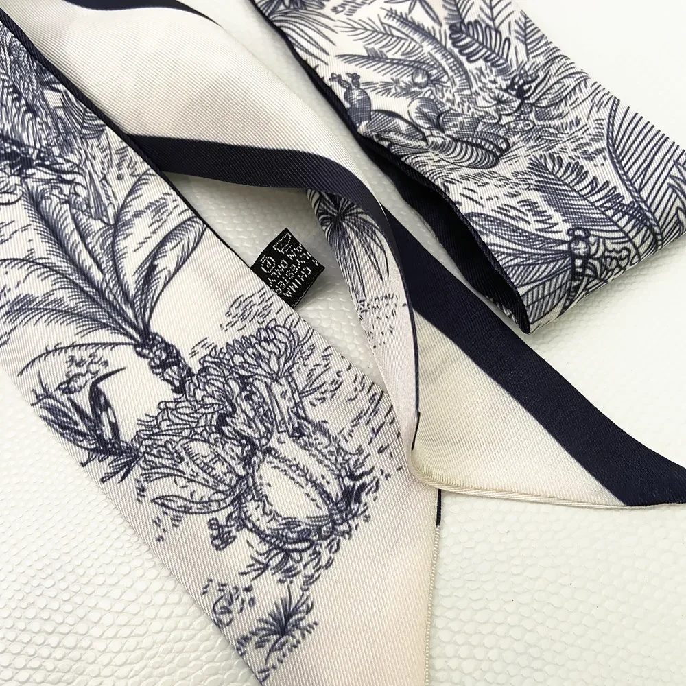 Extended Ribbon Scarf, Silk Ha - Travel Accessories Neck のレビューと価格