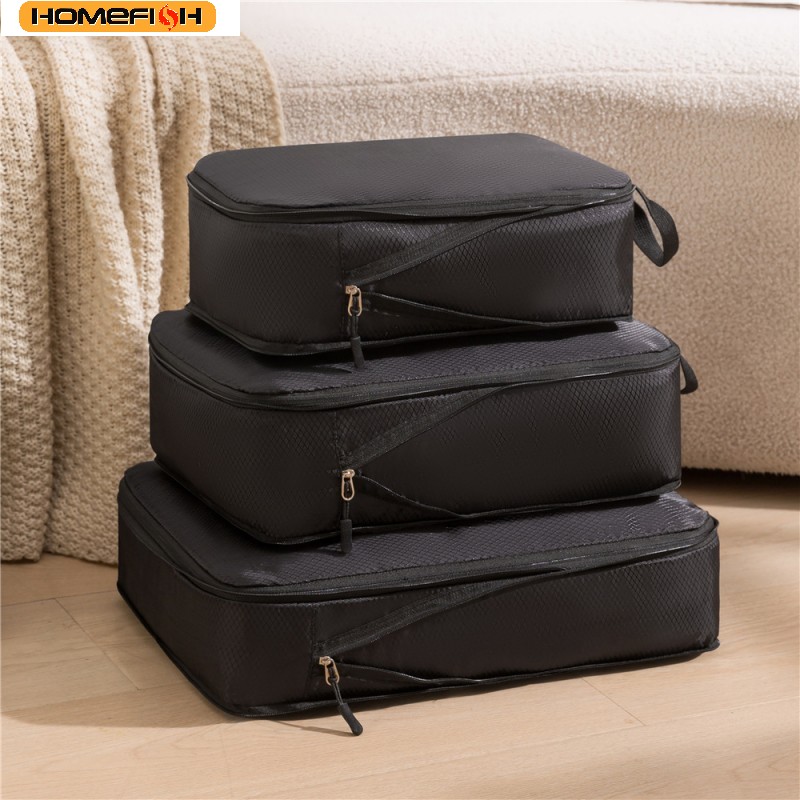HOMEFISH 3Pcs/Set Travel Compr - Travel Accessories Organiser のレビューと価格