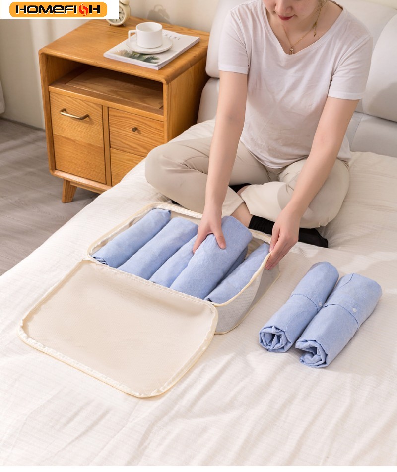 HOMEFISH 3Pcs/Set Travel Compr - Travel Accessories Organiser のレビューと価格