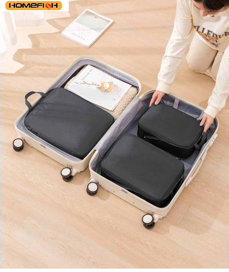 HOMEFISH 3Pcs/Set Travel Compr - Travel Accessories Organiser のレビューと価格
