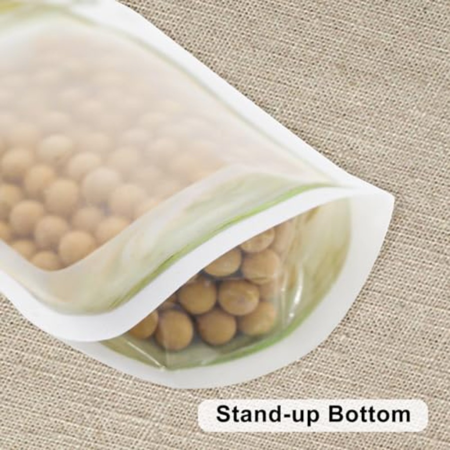 16Pcs Mason Jar Bags 5 oz - Re - Travel Ziplock Bags のレビューと価格