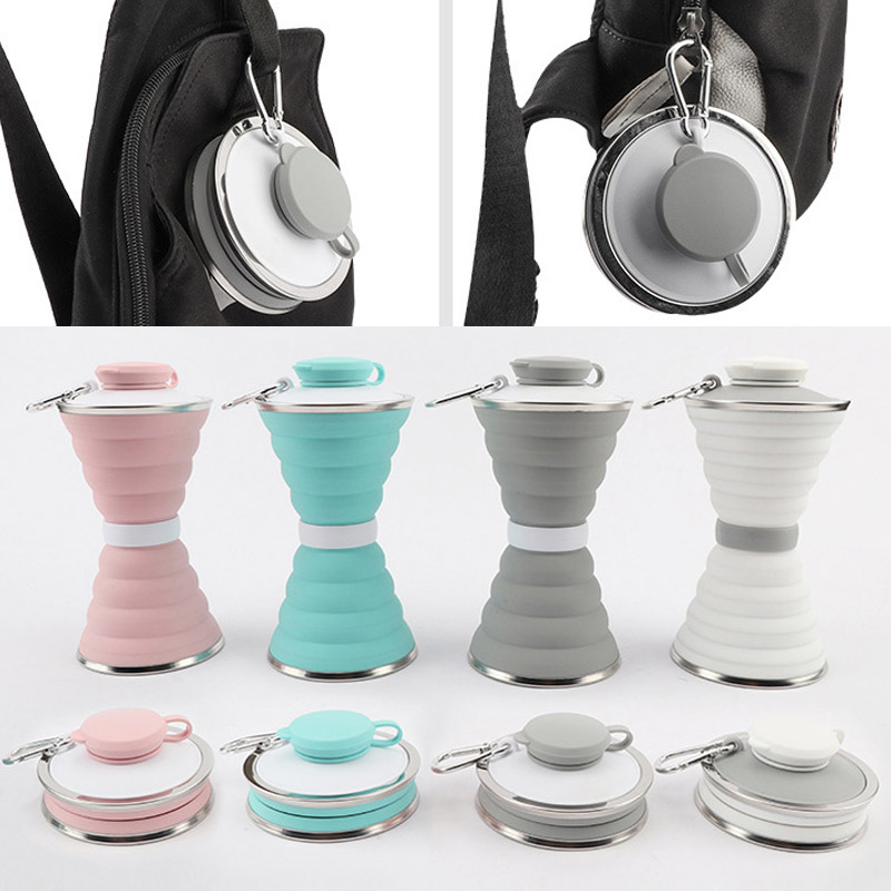 500ml Food Grade Silicone Wate - Water Bottle Collapsible のレビューと価格