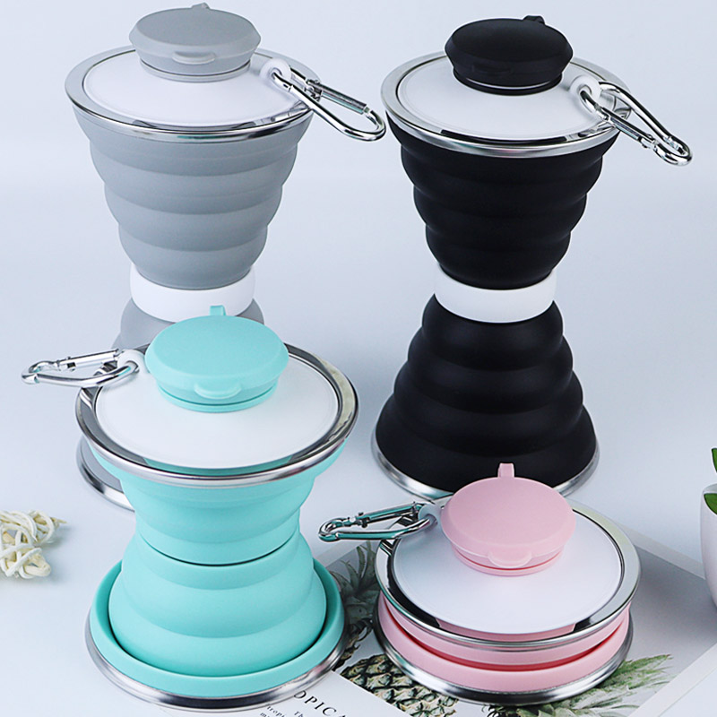 500ml Food Grade Silicone Wate - Water Bottle Collapsible のレビューと価格