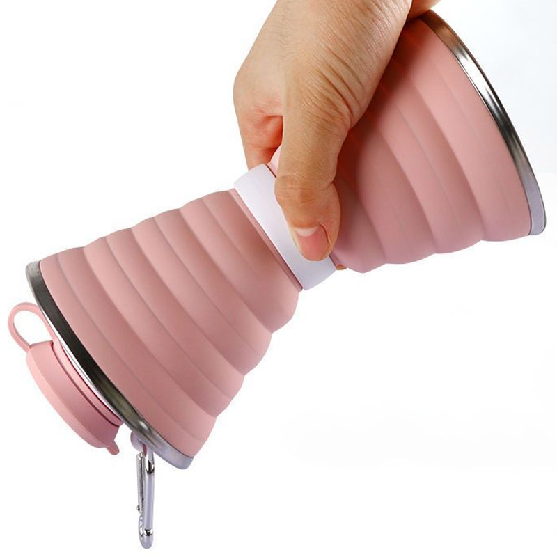 500ml Food Grade Silicone Wate - Water Bottle Collapsible のレビューと価格