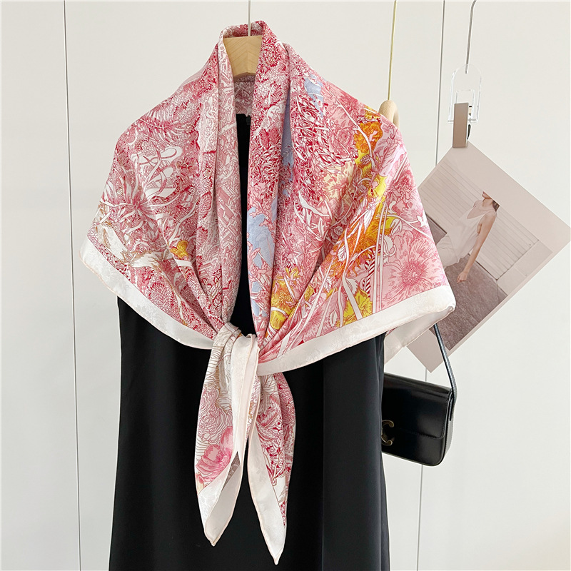 Mulberry Silk Scarf Double Fac - Travel Accessories Neck のレビューと価格