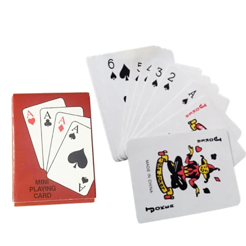 1 piece Mini Cute Poker Cards  - Travel Accessories For 4 Year Old のレビューと価格