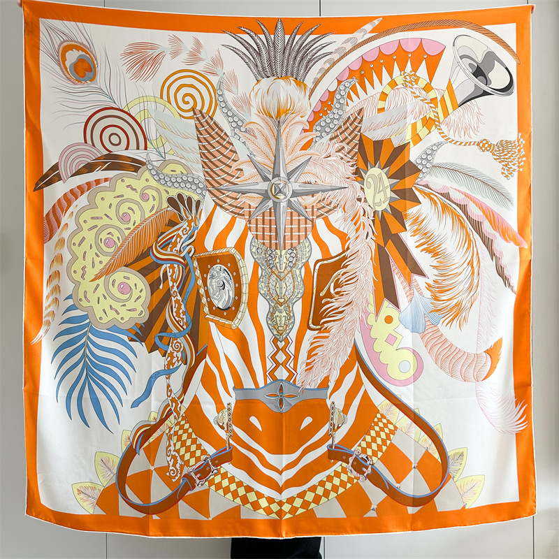 Designer Silk Scarf Women Spri - Travel Accessories Neck のレビューと価格