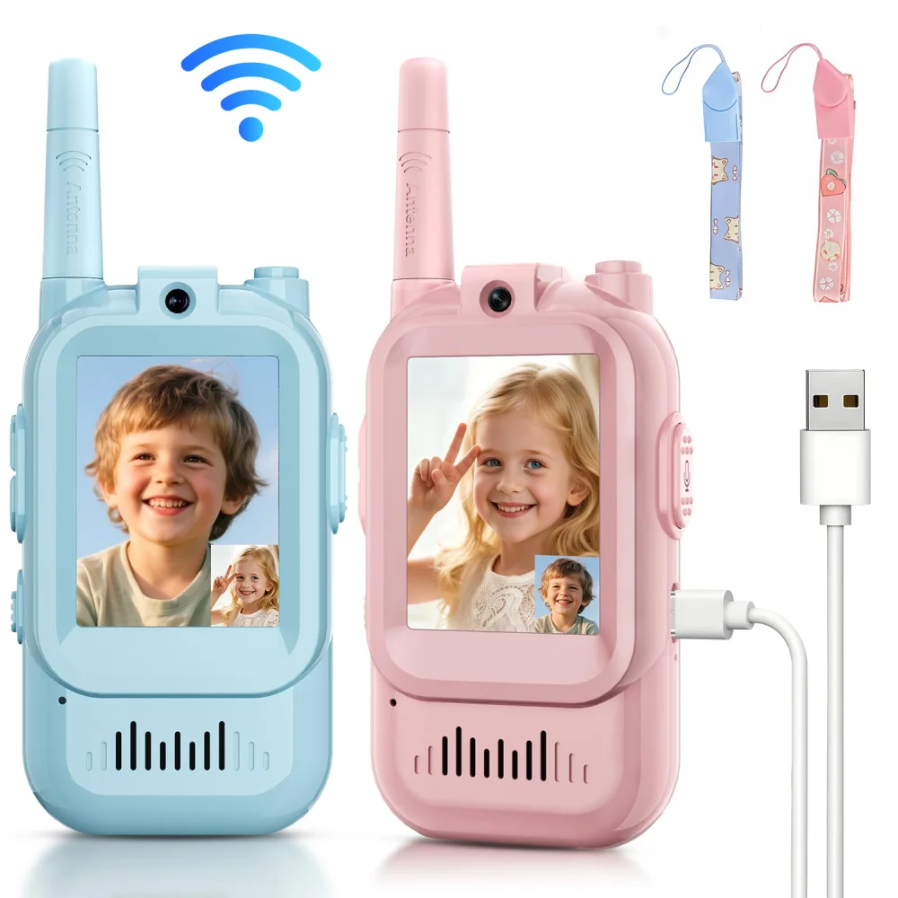 2PCS  Video Walkie Talkies for - Travel Accessories Toddler のレビューと価格