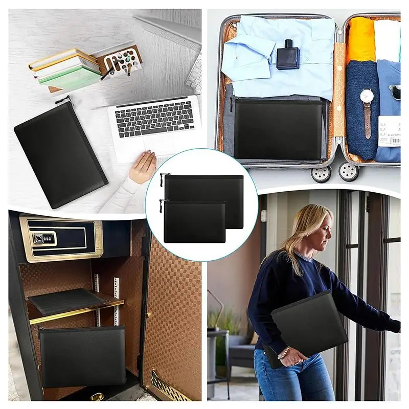 Fireproof Document Bag Waterpr - Travel Ziplock Bags のレビューと価格