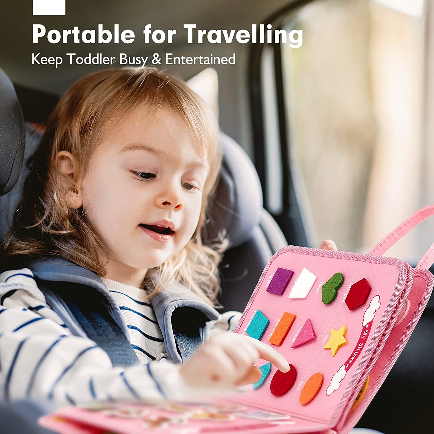 Montessori Toys Busy Board Tod - Travel Accessories Toddler のレビューと価格