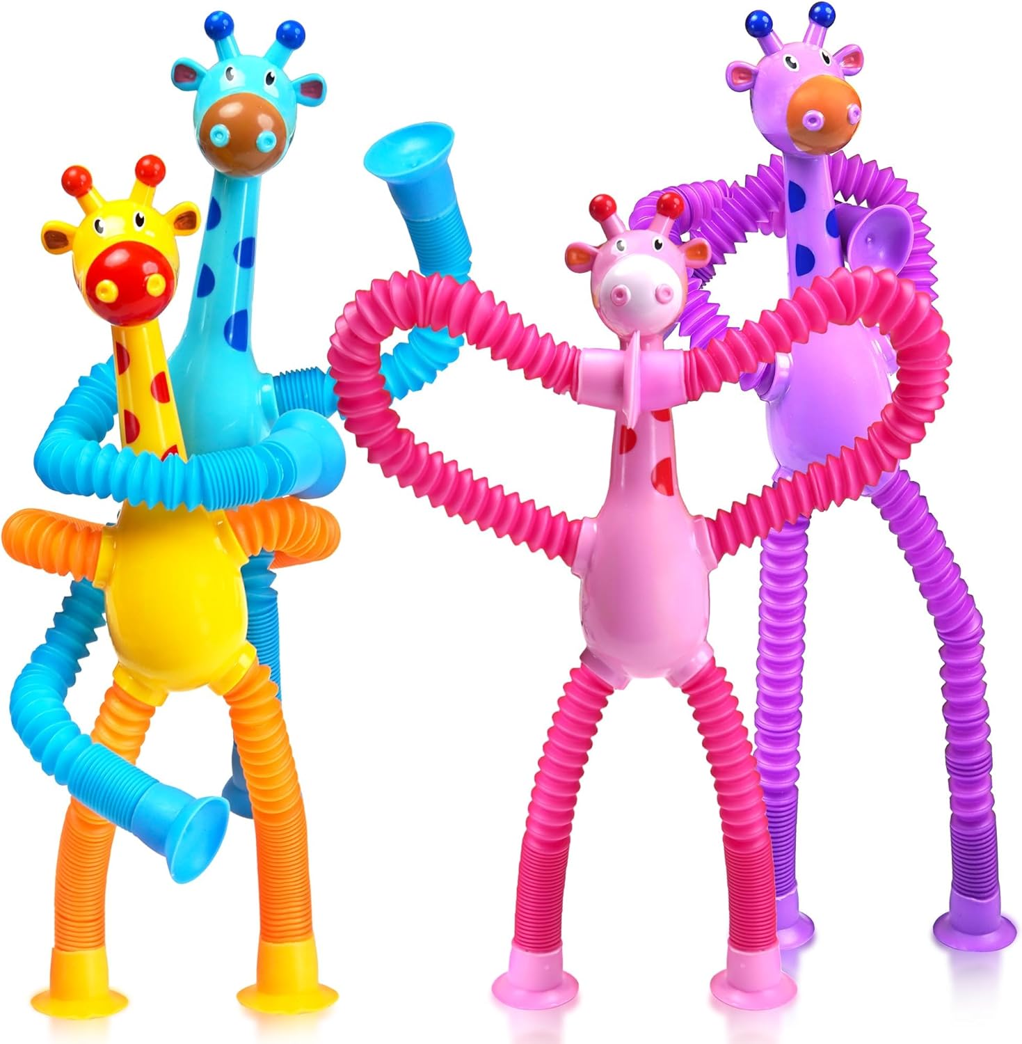 Giraffe Sensory Travel Toys 4P - Travel Accessories Gift Basket のレビューと価格