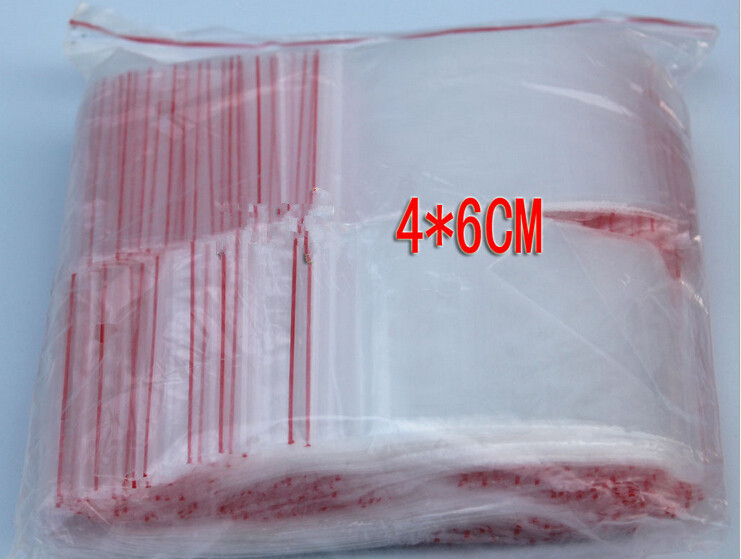 1000pcs 4x6cm pe transparent t - Travel Ziplock Bags のレビューと価格