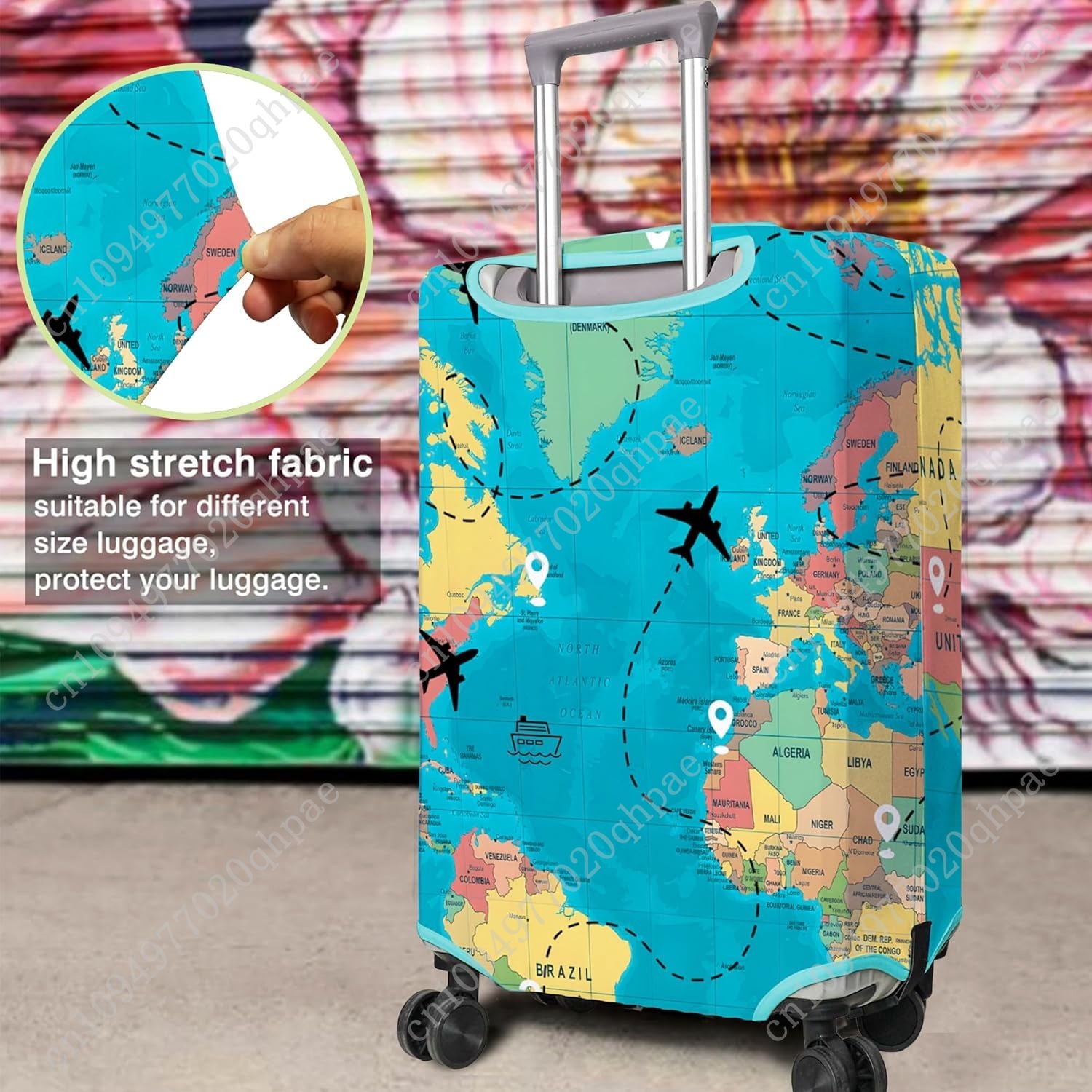 Travel Luggage Cover Suitcase  - Travel Related Accessories のレビューと価格