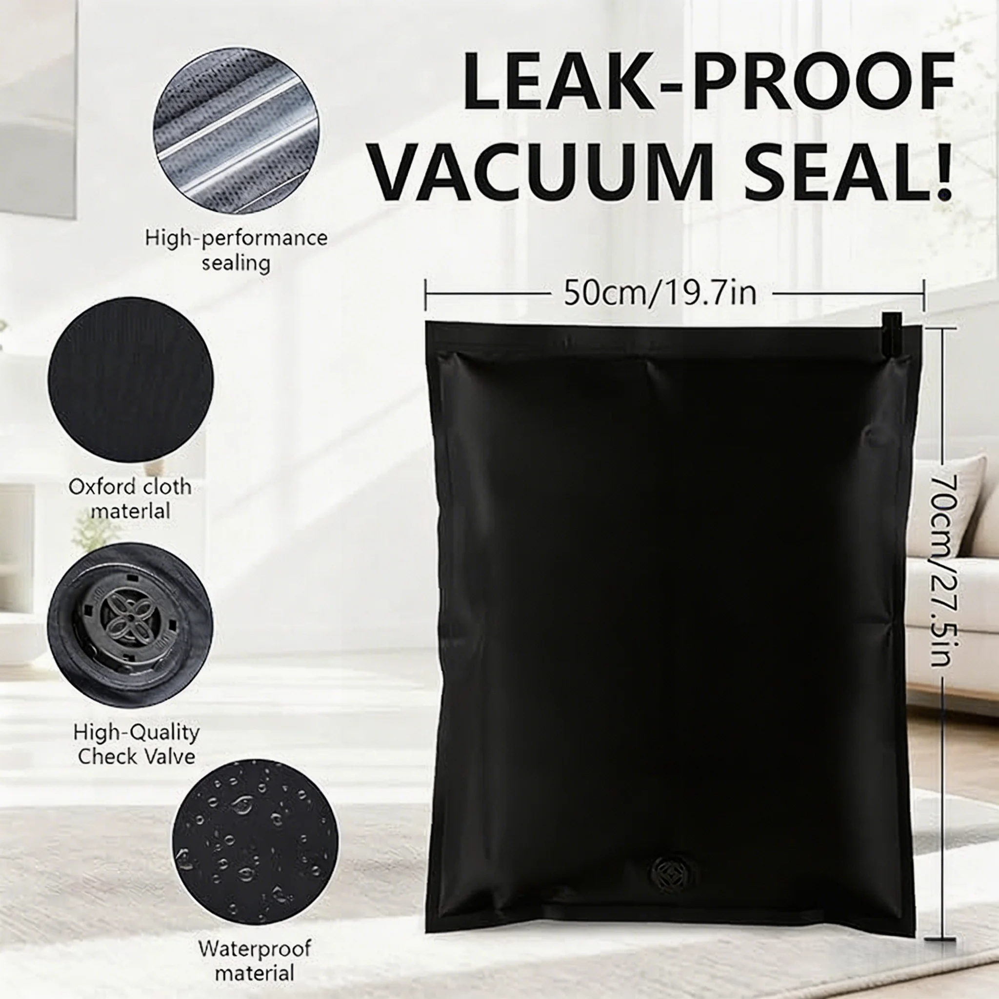 Oxford Fabric Roll Up Vacuum B - Travel Accessories Organiser のレビューと価格
