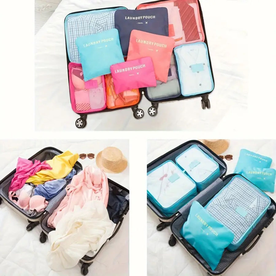 6pcs Travel Organizer Storage  - Travel Accessories Organiser のレビューと価格