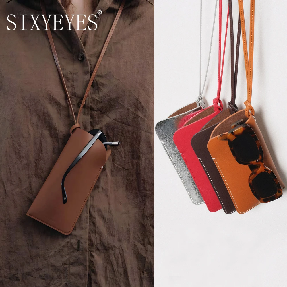 INS Fashion PU Leather Glasses - Travel Accessories Gifts For Men のレビューと価格