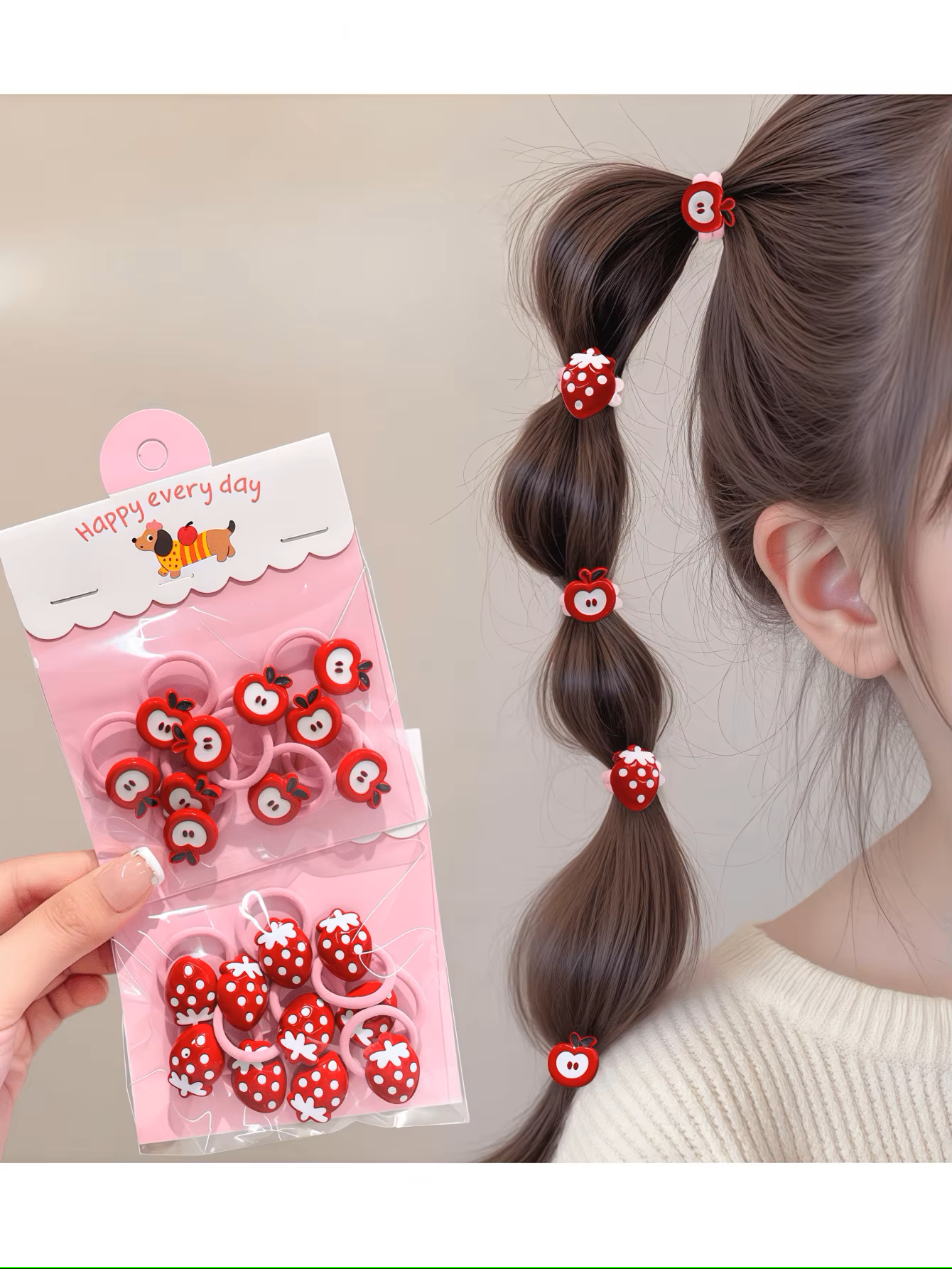 10/20pc Cute Strawberry & Appl - Travel Accessories For 4 Year Old のレビューと価格