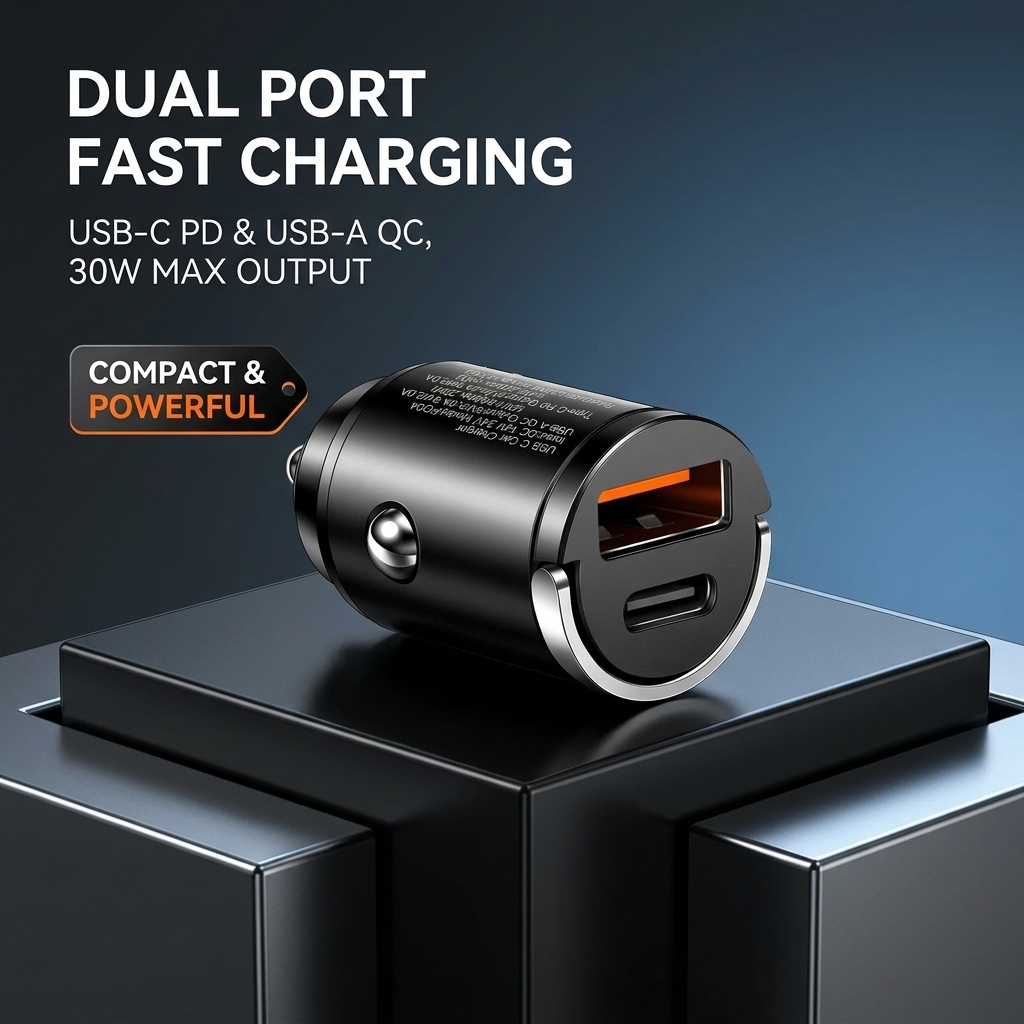 Flush Fit Mini Car Charger 100 - Travel Plug Type C のレビューと価格