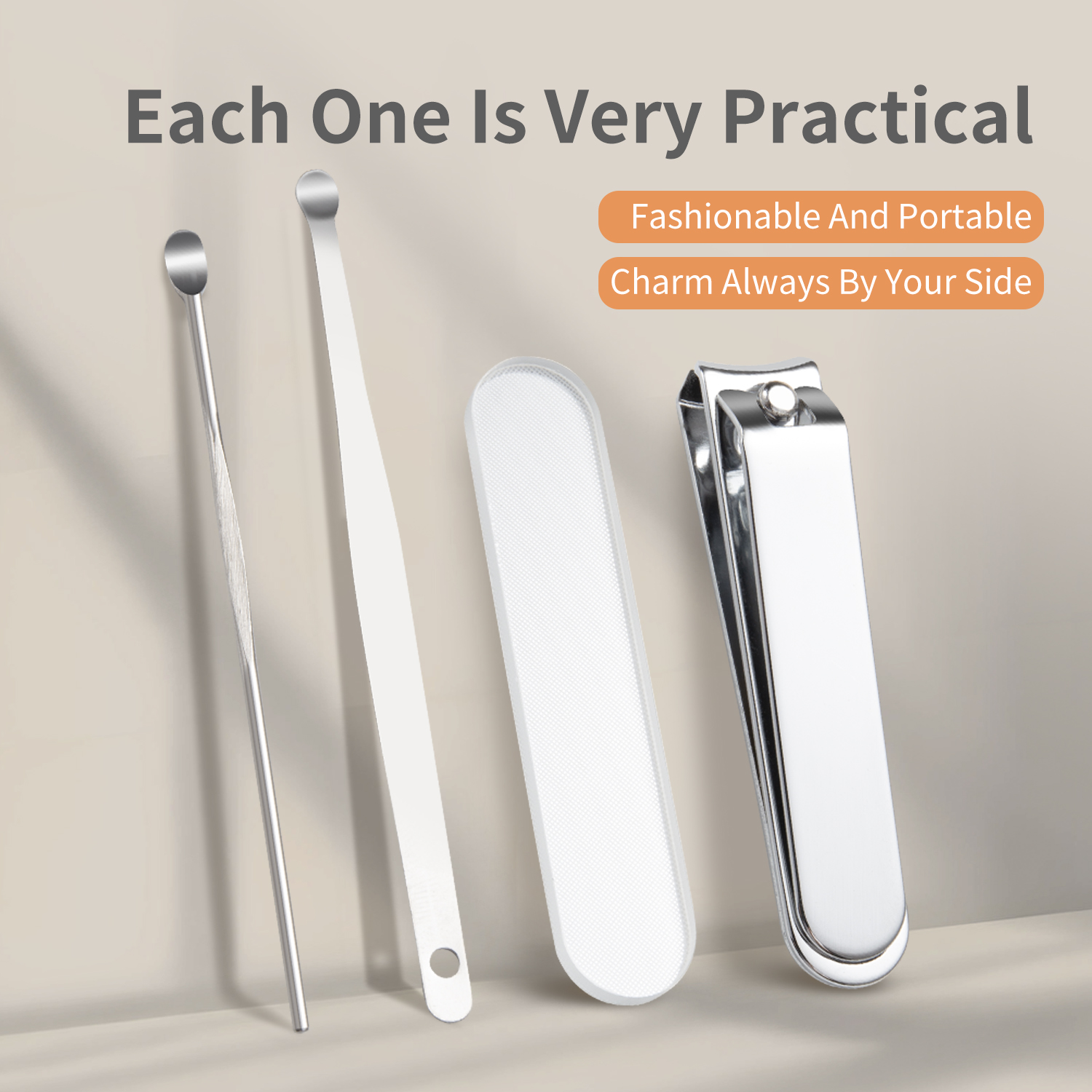 4PCS Nail Clipper Set Nano Gla - Travel Router Accessories のレビューと価格
