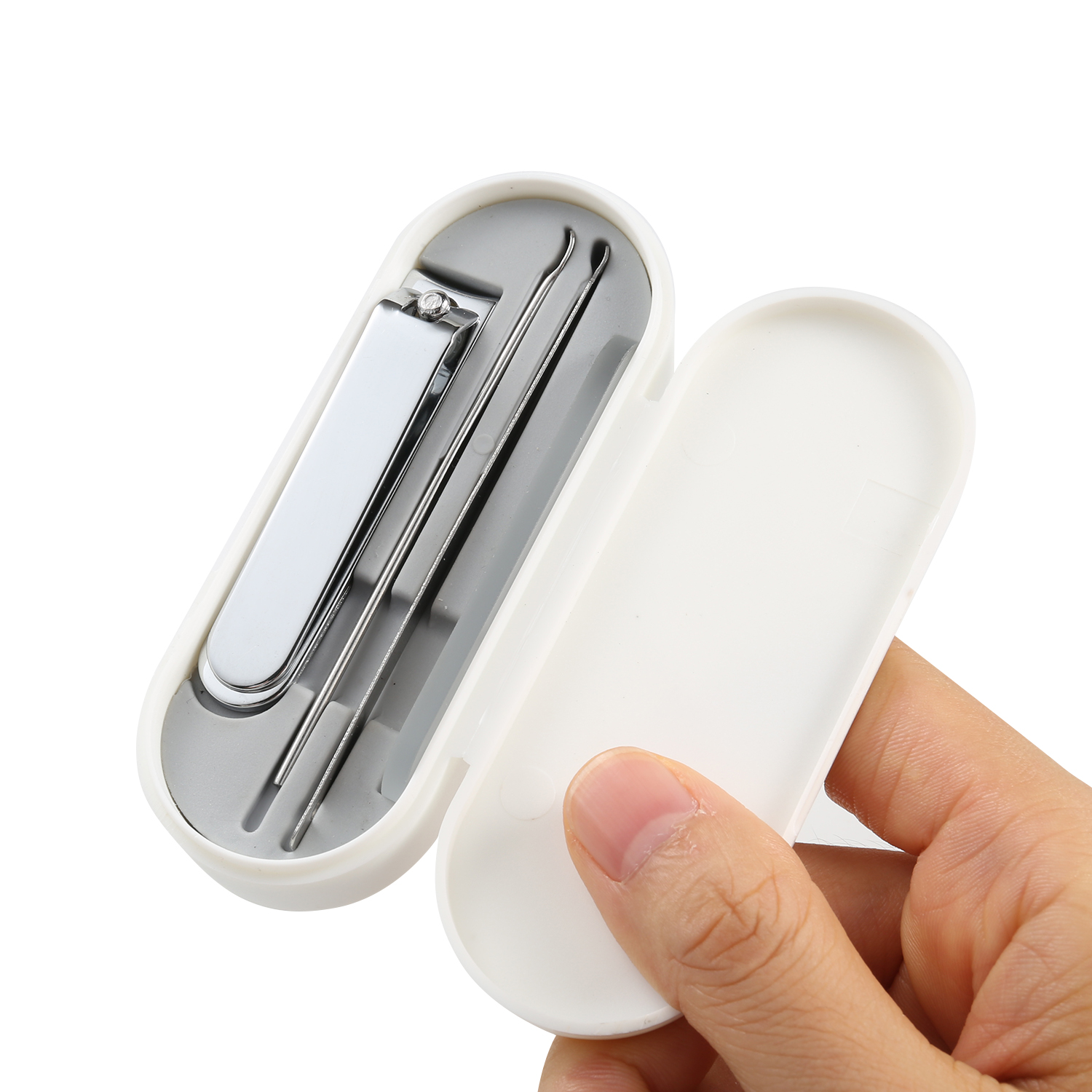 4PCS Nail Clipper Set Nano Gla - Travel Router Accessories のレビューと価格