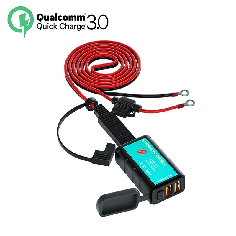 Motorcycle 12V USB Charger Wat - Travel Plug Type C のレビューと価格