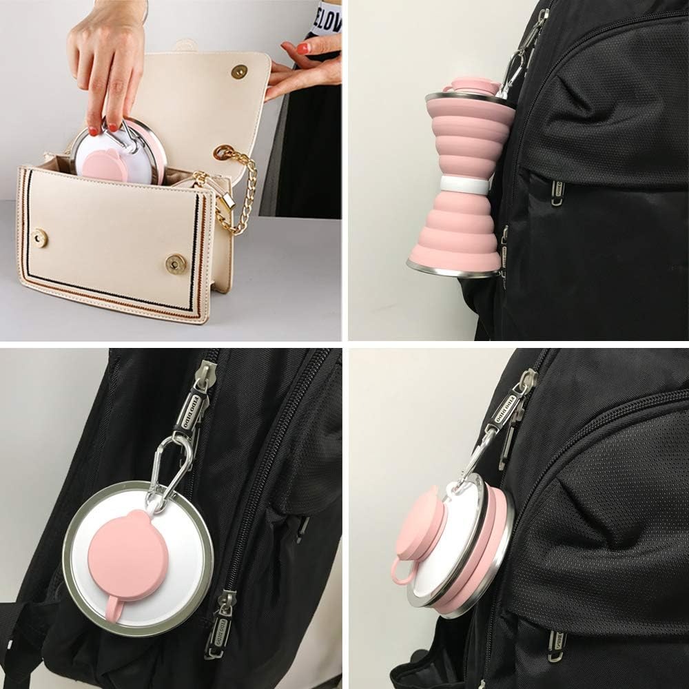 Collapsible Water Bottle, 17oz - Water Bottle Collapsible のレビューと価格
