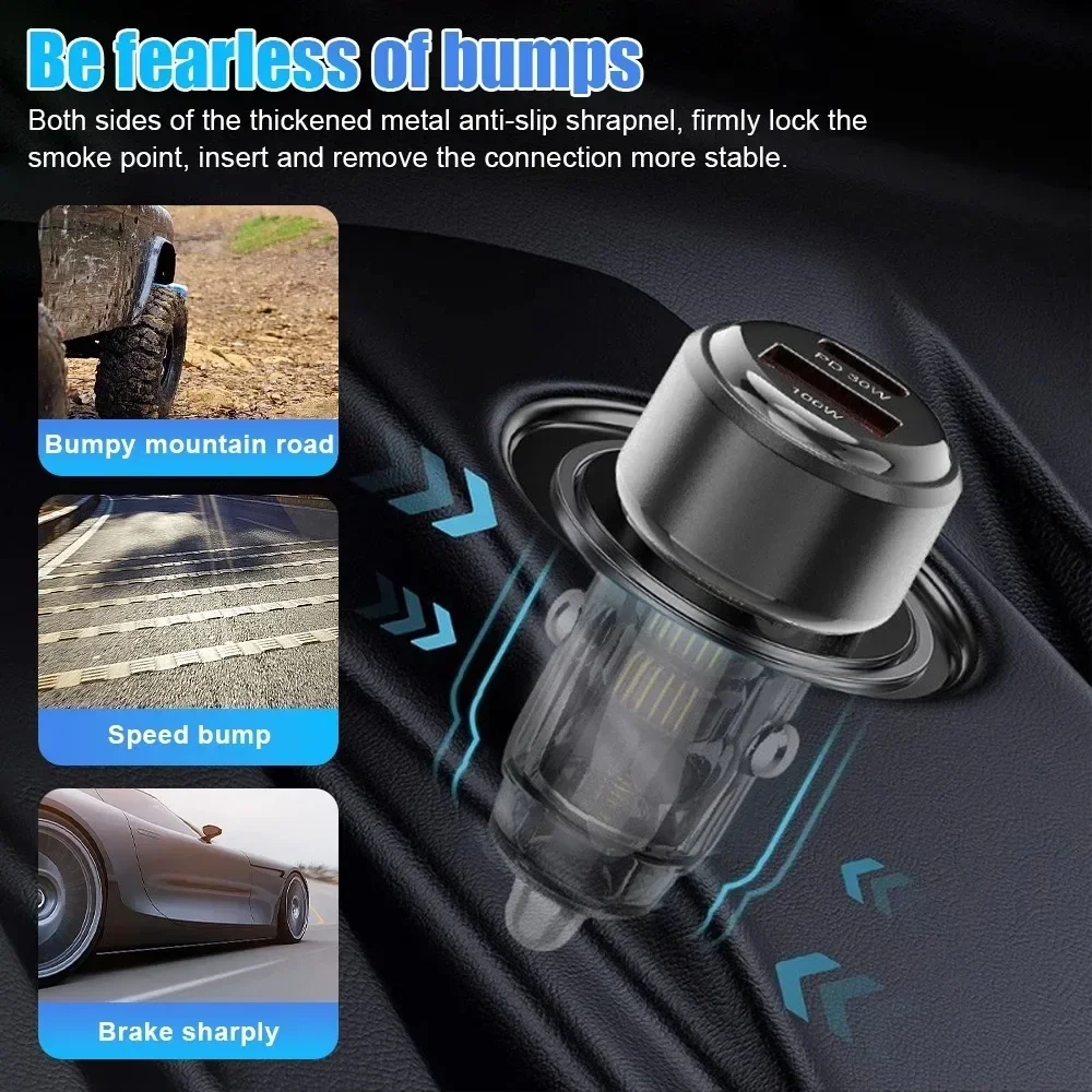 Total 130W USB Car Charger Ada - Travel Plug Type C のレビューと価格