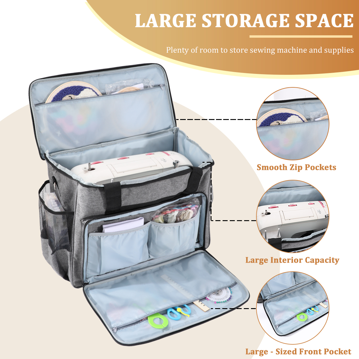 KOKNIT Sewing Machine Carrying - Travel Accessories To Sew のレビューと価格