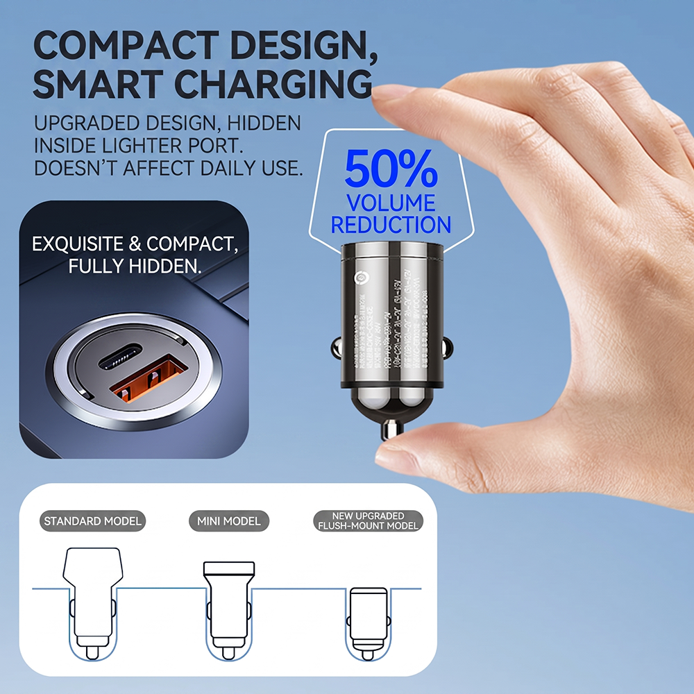 Stealth USB C Car Charger Dual - Travel Plug Type C のレビューと価格