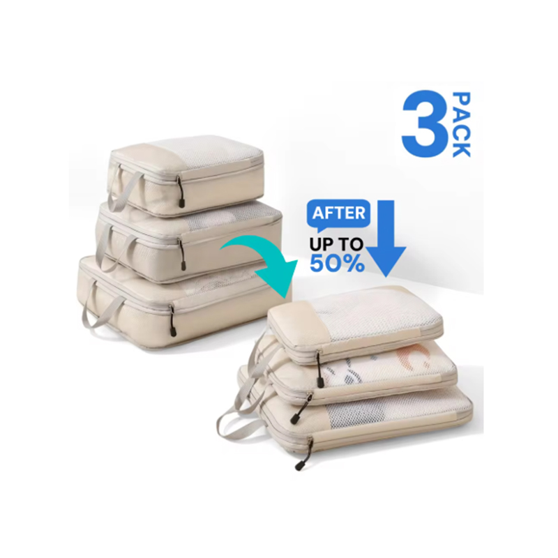 Set of 3 Compressible Packing  - Travel Accessories Organiser のレビューと価格