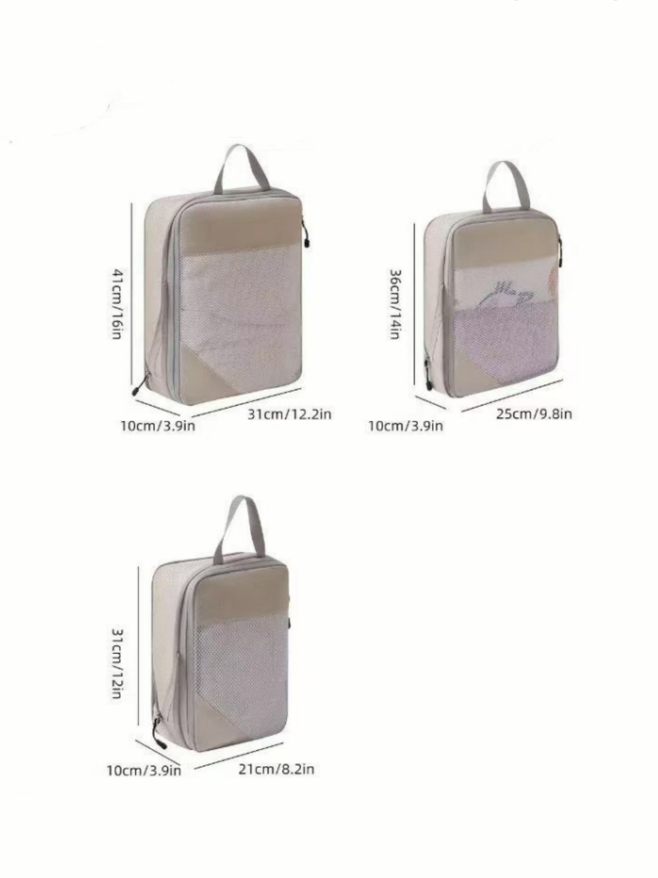 Set of 3 Compressible Packing  - Travel Accessories Organiser のレビューと価格