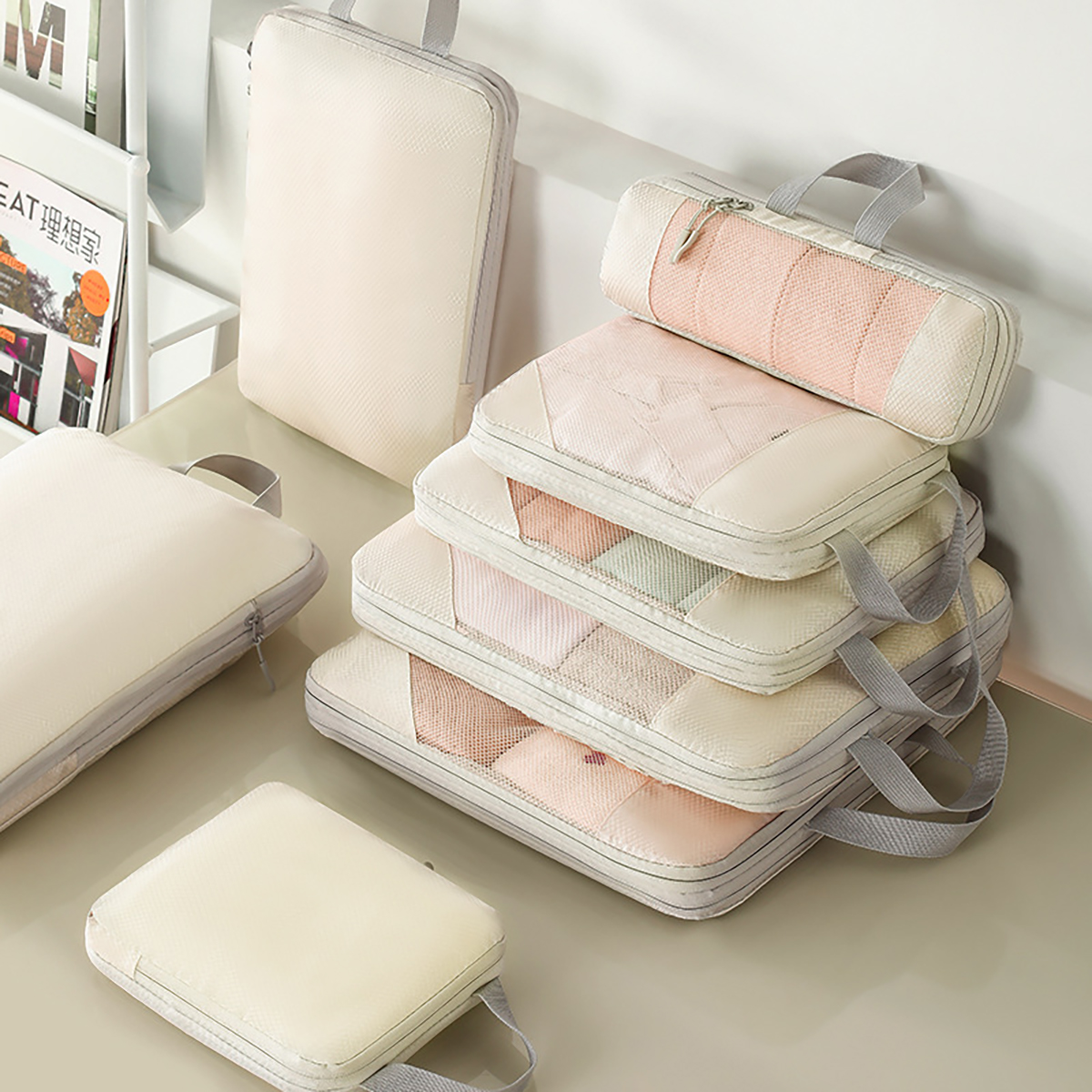 5pcs/set Lightweight Portable  - Travel Accessories Organiser のレビューと価格