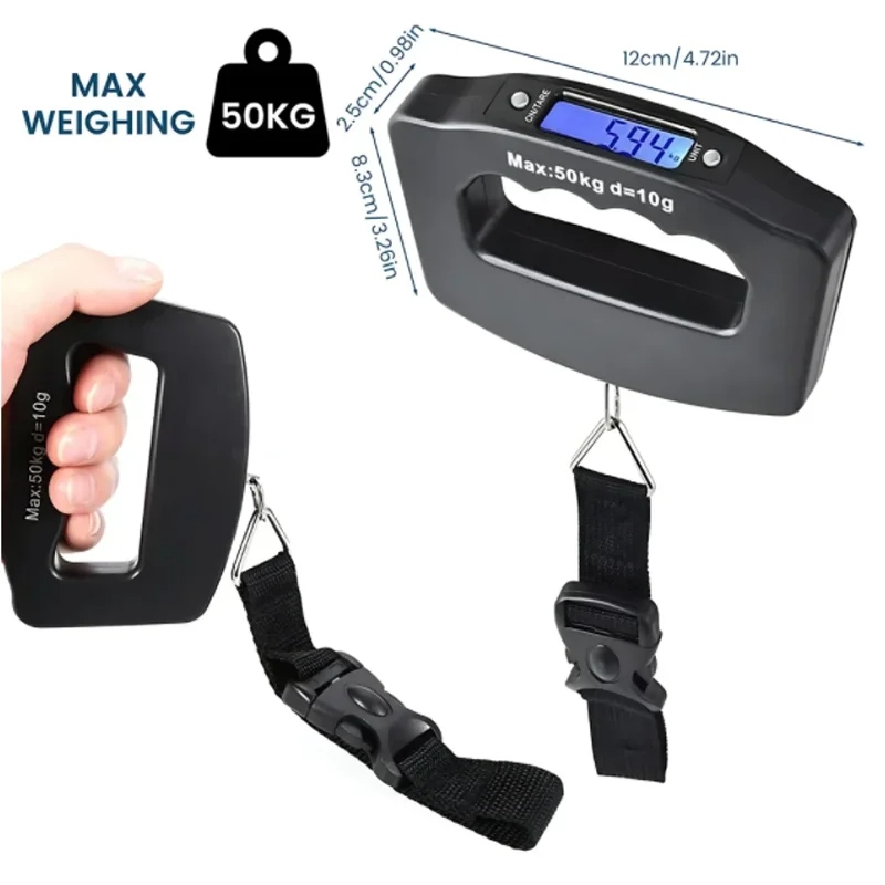 50kg/10g Digital Luggage Scale - Travel Accessories Electronics のレビューと価格