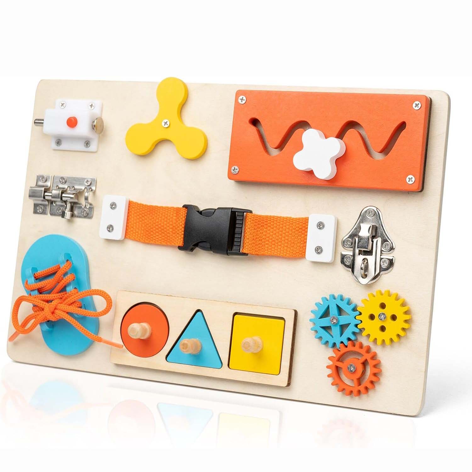 Montessori Busy Board for Todd - Travel Accessories Toddler のレビューと価格