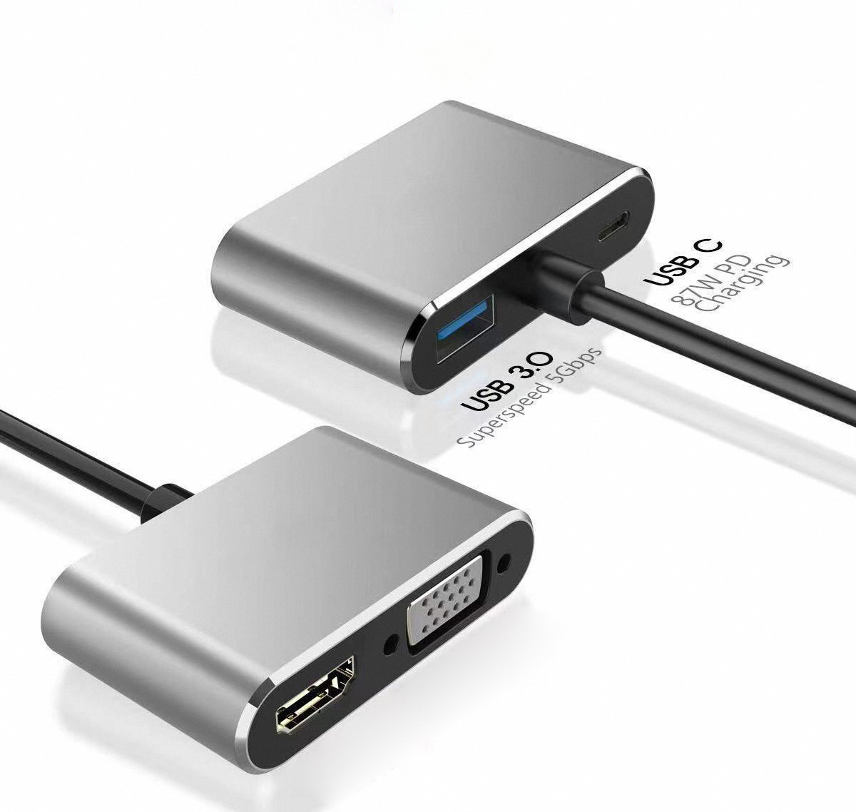 4K USB Type C to VGA 1080P USB - Travel Plug Type C のレビューと価格