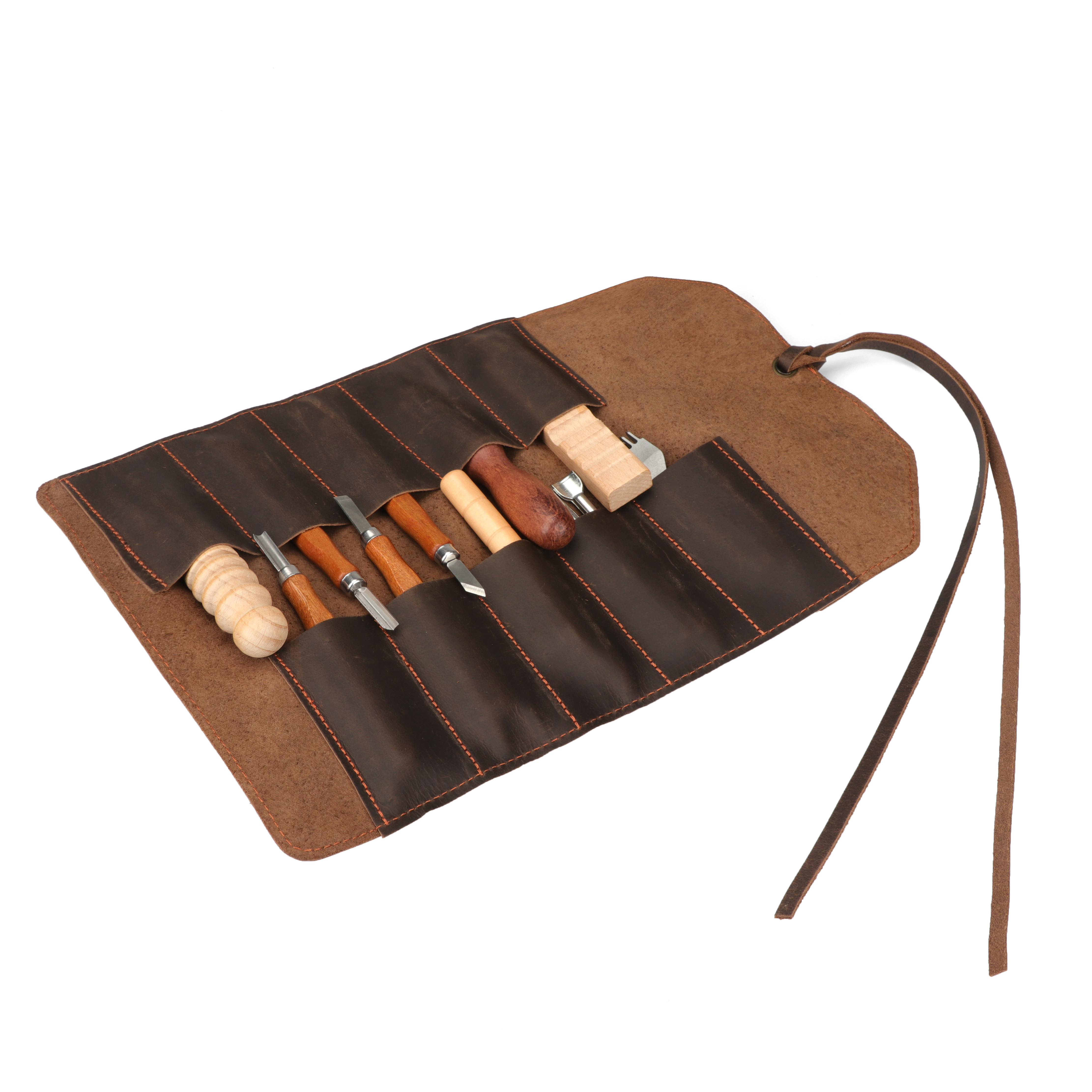Tourbon Leather Tools Roll Up  - Travel Router Accessories のレビューと価格