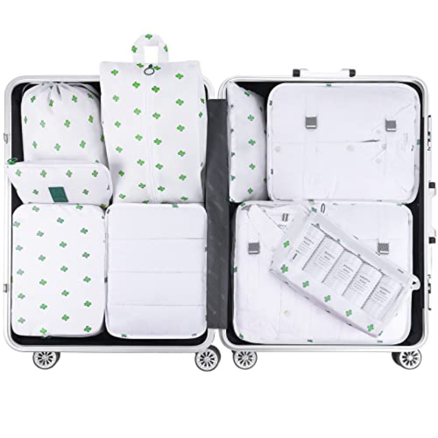 9 Set Packing Cubes with Shoe  - Travel Accessories Electronics のレビューと価格