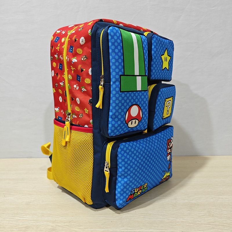 Cartoon Mario Backpack Cute Ki - Travel Accessories Toddler のレビューと価格