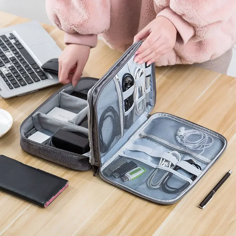 3 Tier Portable USB Line Holde - Travel Ziplock Bags のレビューと価格