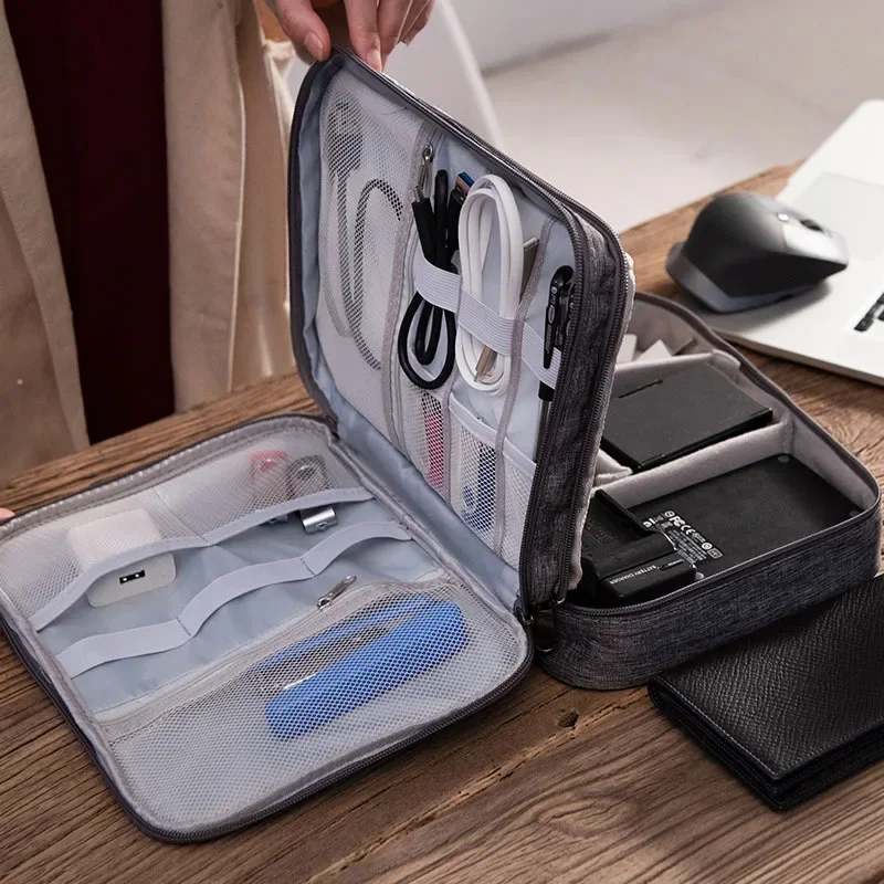 3 Tier Portable USB Line Holde - Travel Ziplock Bags のレビューと価格